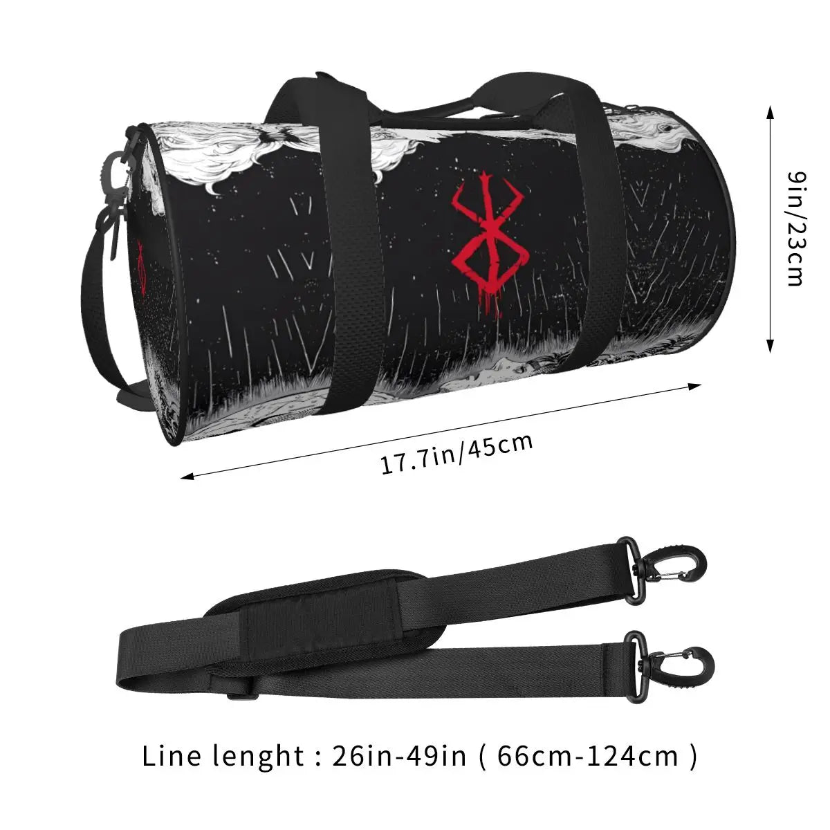 NEW Berserk Brand Gym Bag